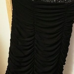 Strapless black and sequin dress size 1X